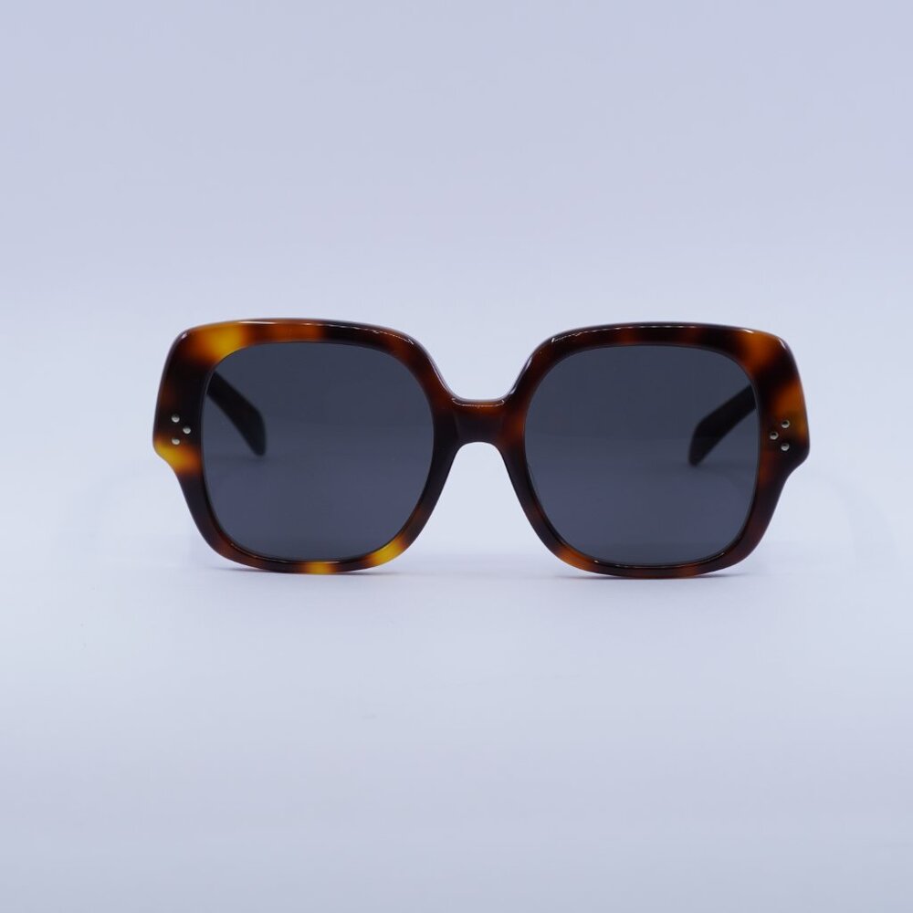 🕶️ New Celine CL40241F 53A Sunglasses - Medium Havana Frame, Smoke Lenses - Picture 2 of 8